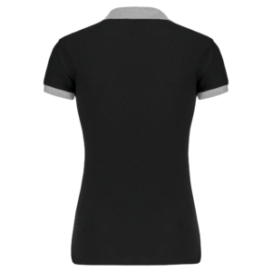 Polo piqué bicolore femme Kariban K259