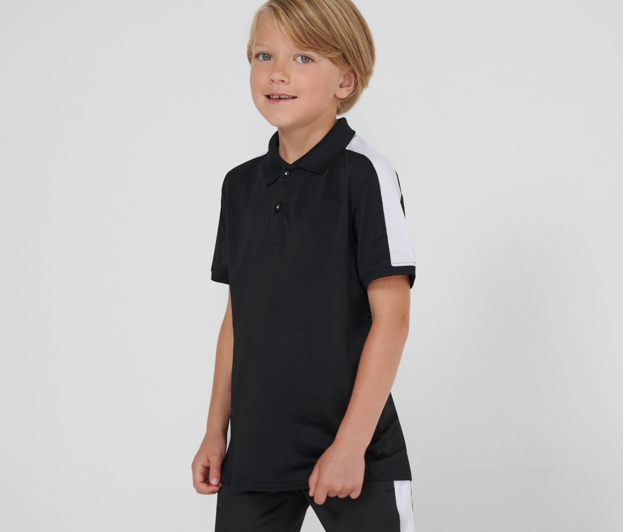 Polo stretch contrasté enfant Finden Hales Kid's Contrast Panel Polo stretch contrasté enfant Finden Hales Kid's Contrast Panel