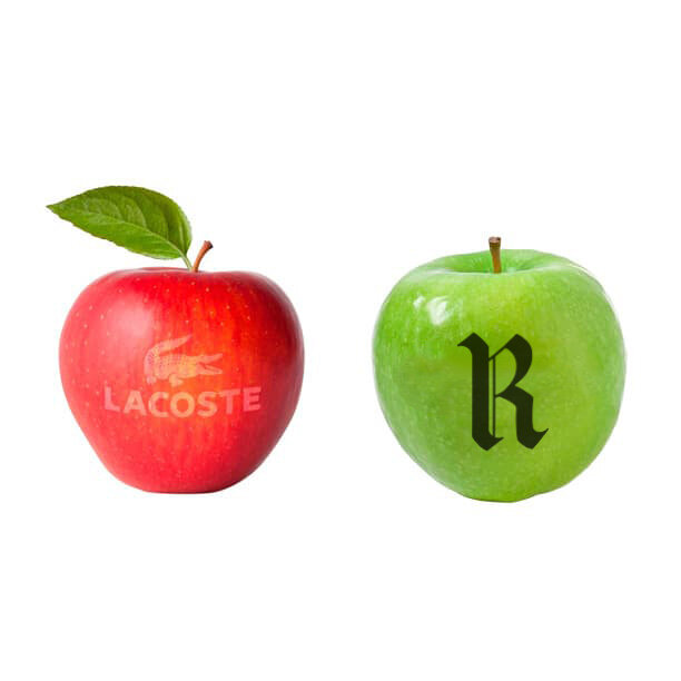 Pomme fraîche personnalisée Pomme fraîche personnalisée