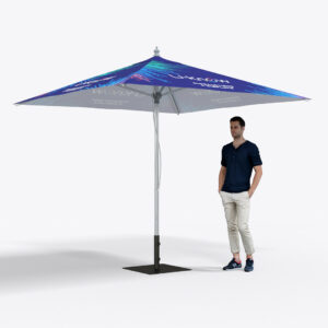 Parasol aluminium personnalisable Popsun – vue 4