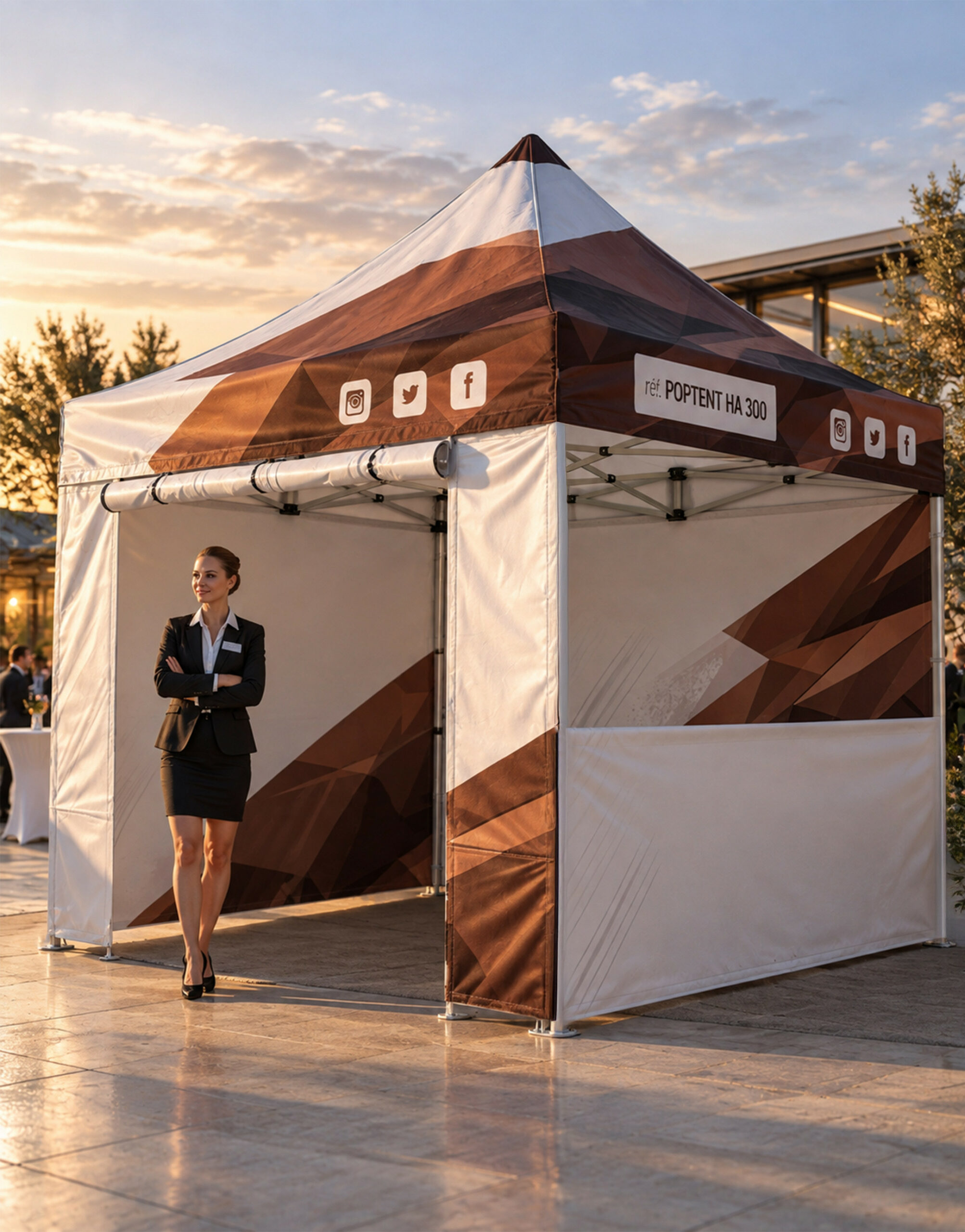 Tente pliante personnalisable Poptent Tente pliante personnalisable Poptent