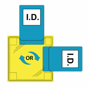 Porte-badge à coudre Portwest ID20