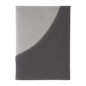 Porte-carte grise poly. cousu