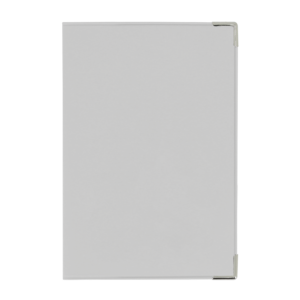 Porte-carte grise pvc mat