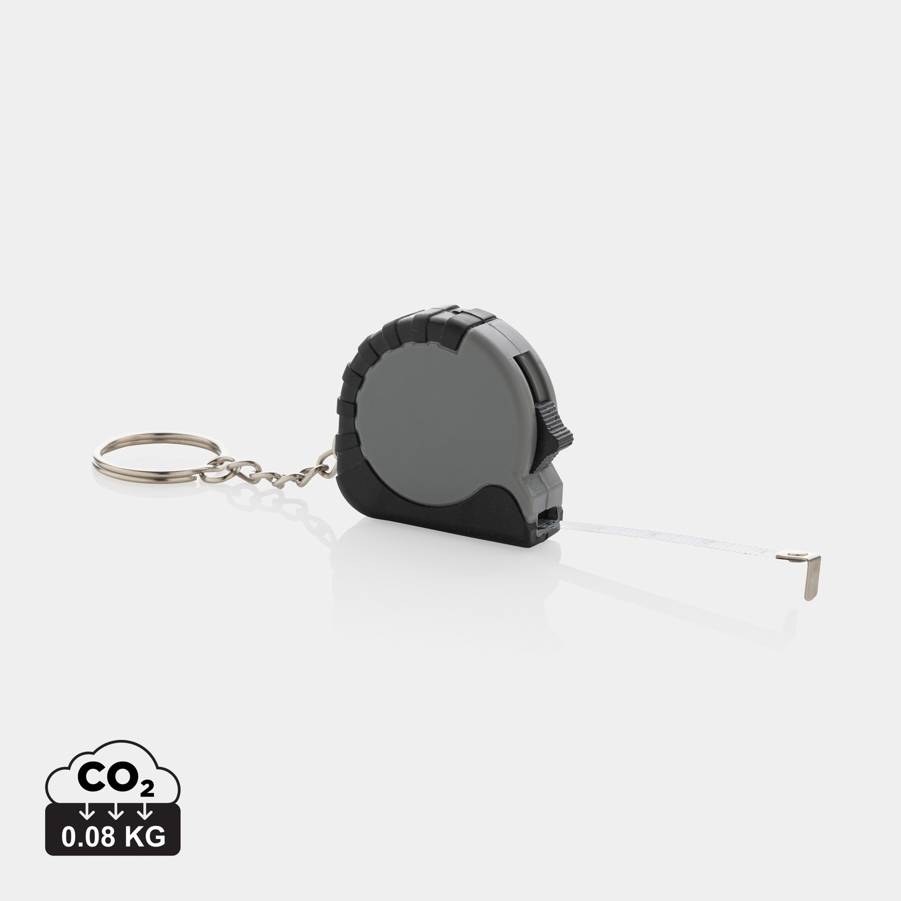 Porte-clés avec ruban de 1M en ABS RCS MeasureMate Porte-clés avec ruban de 1M en ABS RCS MeasureMate