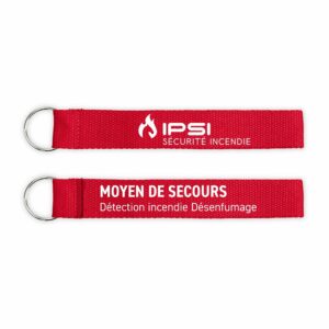 Porte-clés coton sérigraphié