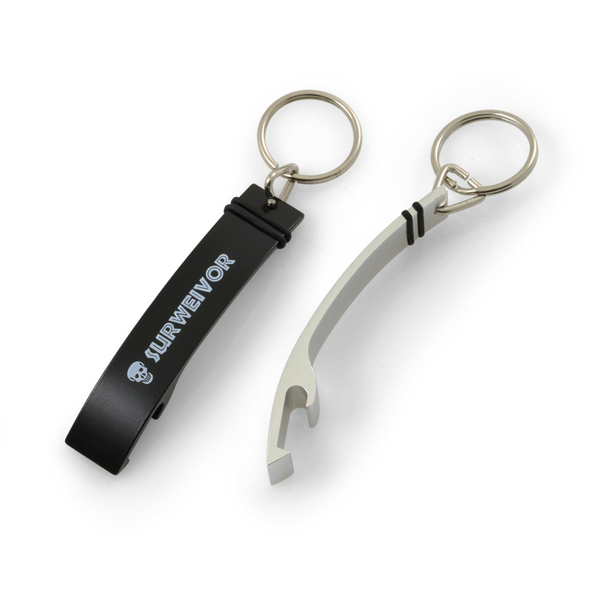 Porte-clés décapsuleur aluminium 80mm Porte-clés décapsuleur aluminium 80mm