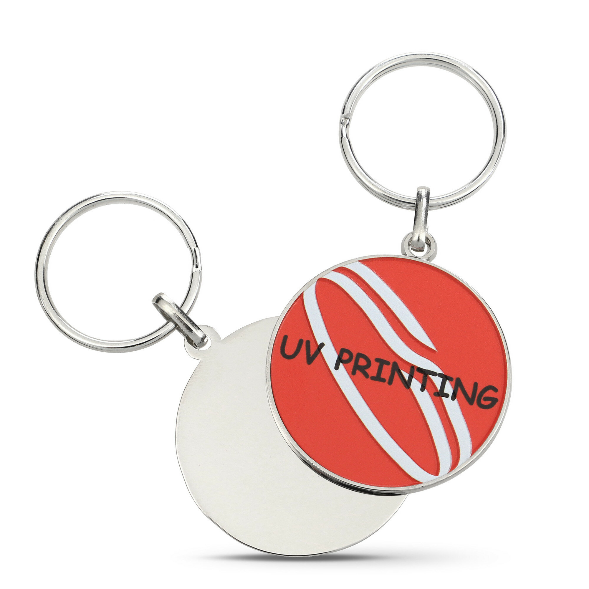 Porte-clés en fer- impression UV Porte-clés en fer- impression UV