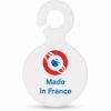 Porte-clés jeton en plastique bio-sourcé (réf. AT1-FR)