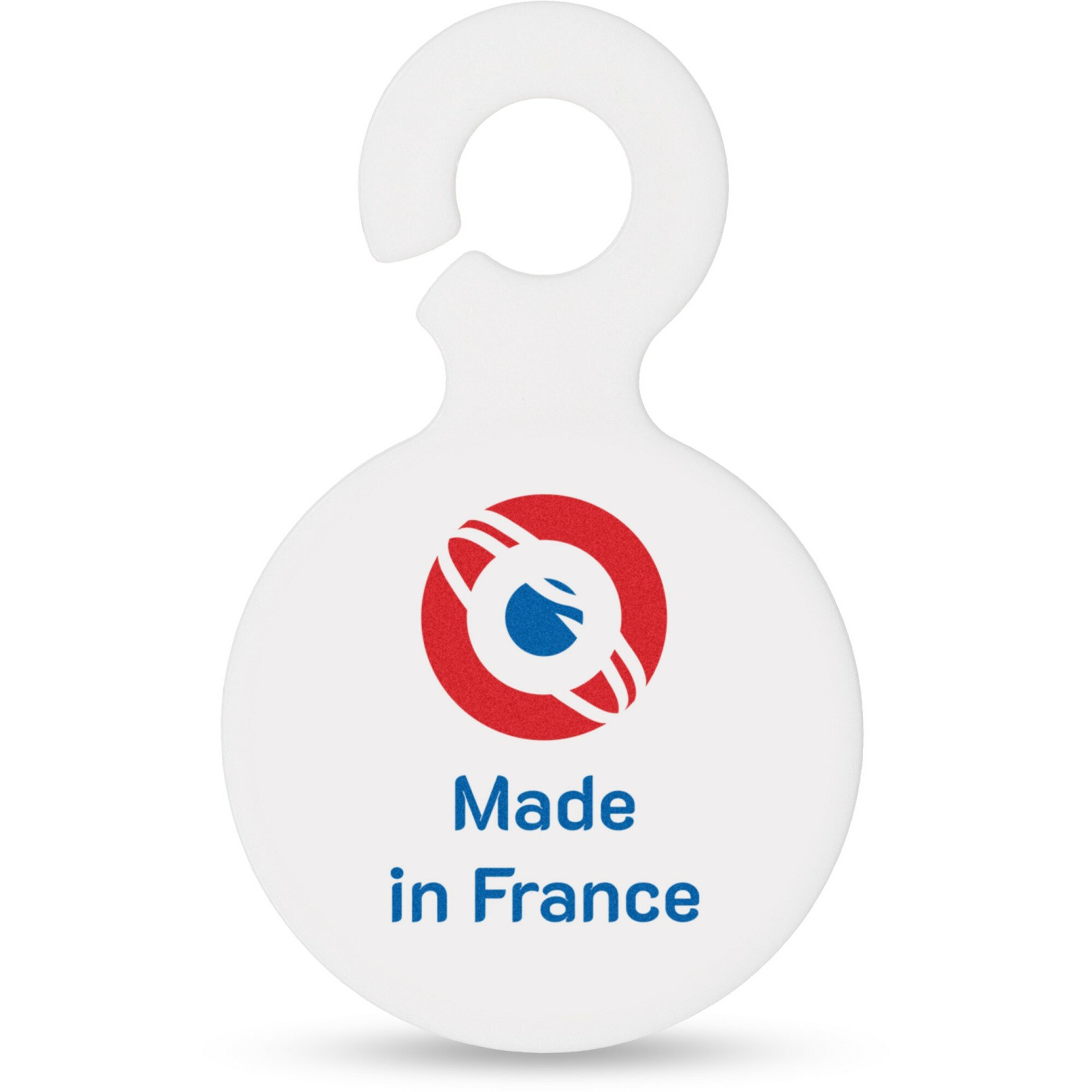 Porte-clés jeton en plastique bio-sourcé (réf. AT1-FR) Porte-clés jeton en plastique bio-sourcé (réf. AT1-FR)