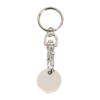 Porte-cles jeton metal lisse