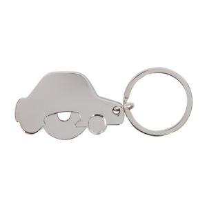 Porte-cles jeton voiture
