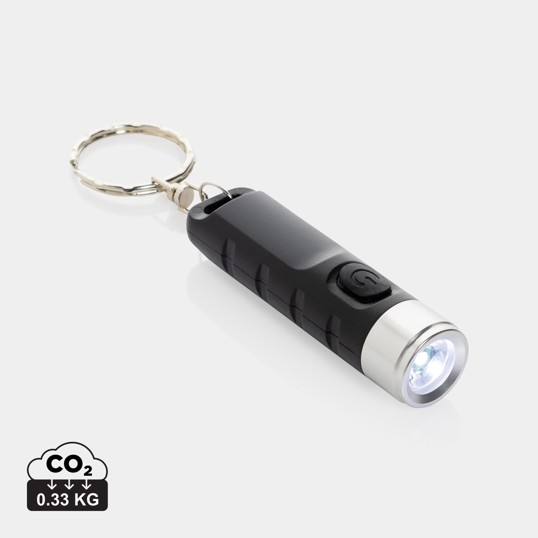 Porte-clés lampe torche charge USB en plastique RCS Globix Porte-clés lampe torche charge USB en plastique RCS Globix