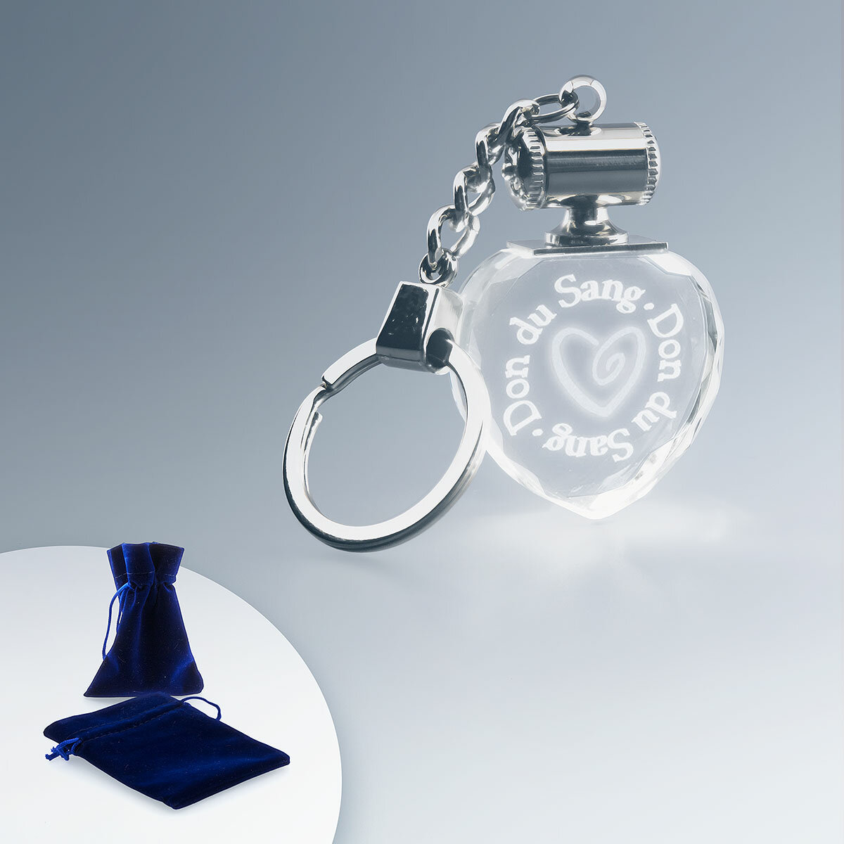 Porte-Clés Lumineux Cœur