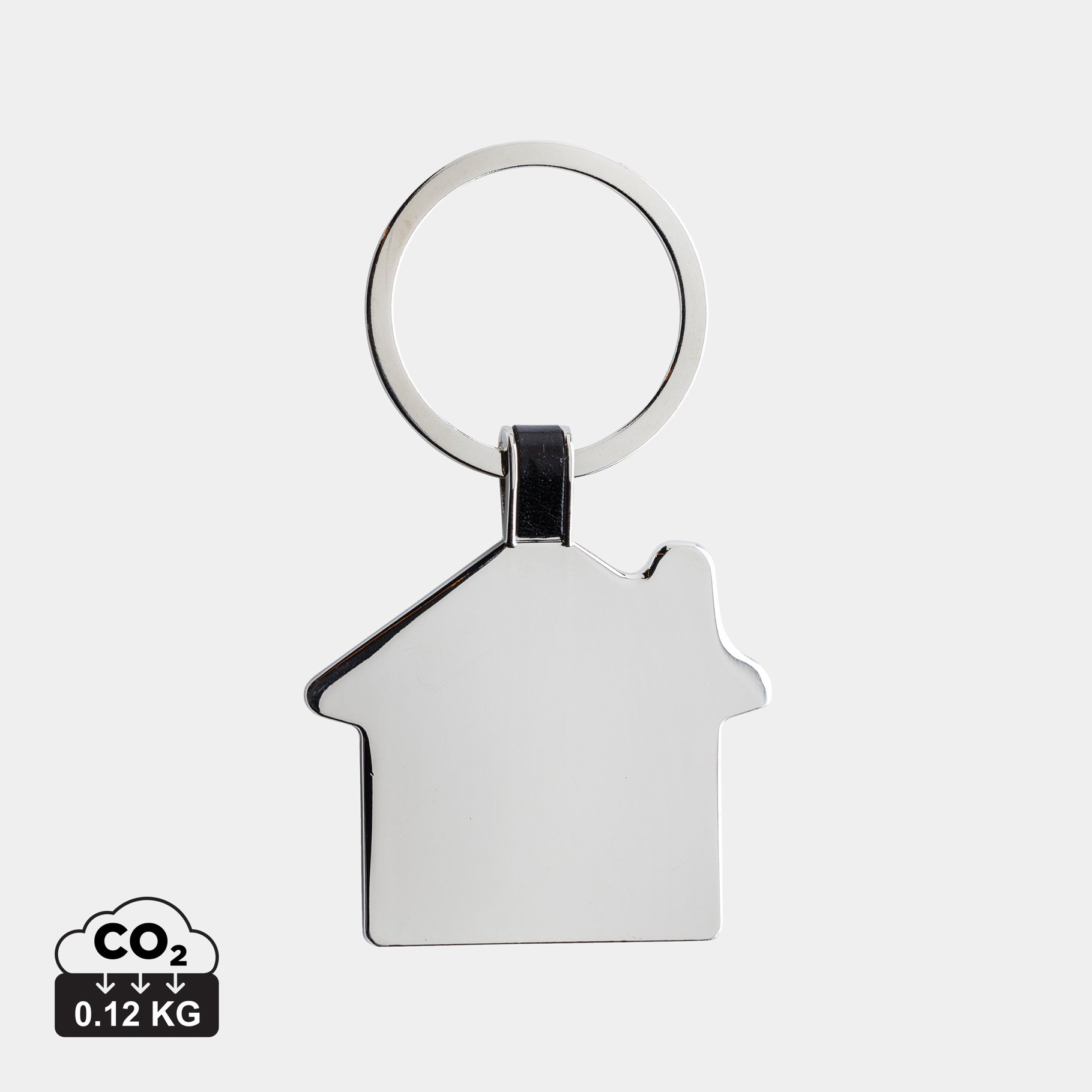 Porte-clés maison en alliage de zinc recyclé RCS Porte-clés maison en alliage de zinc recyclé RCS