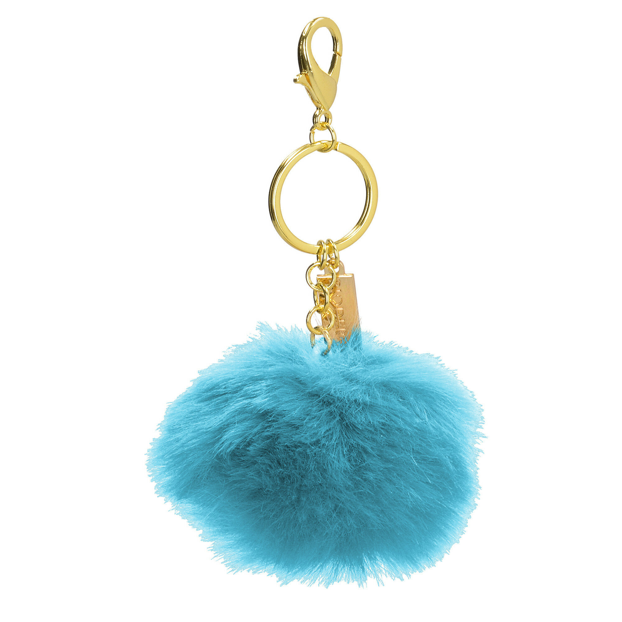 Porte-clés pompon imitation fourrure Porte-clés pompon imitation fourrure