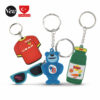 Porte-clés PVC 2D 1 face - made in Turquie