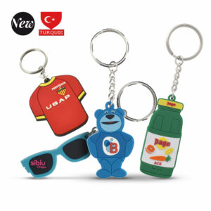 Porte-clés PVC 2D 1 face - made in Turquie
