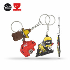Porte-clés PVC 3D 1 face - made in Turquie