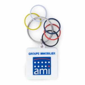 Porte-clés PVC immobilier