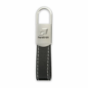 Porte-clés similicuir - fermeture à ressort KC081-3