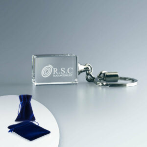 Porte-clés Verre Rectangle