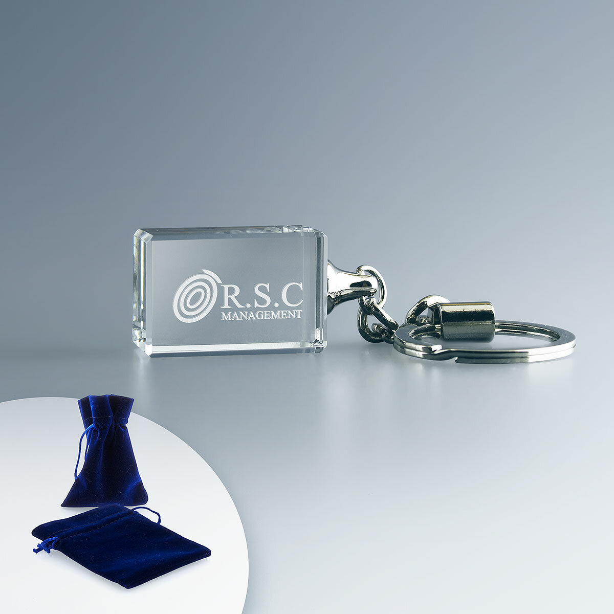 Porte-clés Verre Rectangle Porte-clés Verre Rectangle