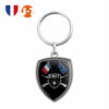 Porte-clés zamac forme blason