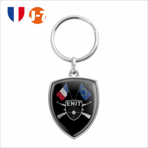 Porte-clés zamac forme blason