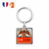 Porte-clés zamac forme carrée