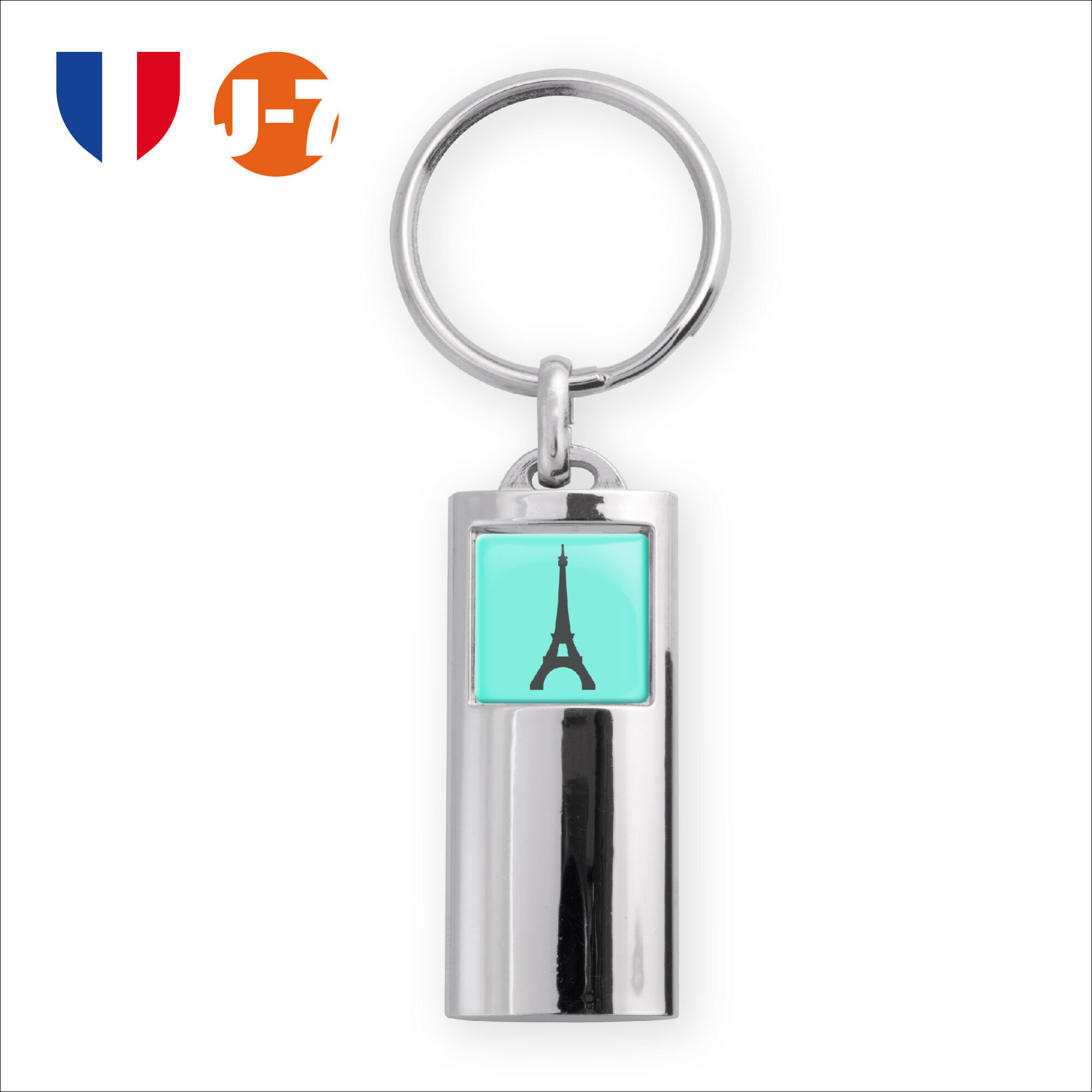 Porte-clés zamac forme totem Porte-clés zamac forme totem