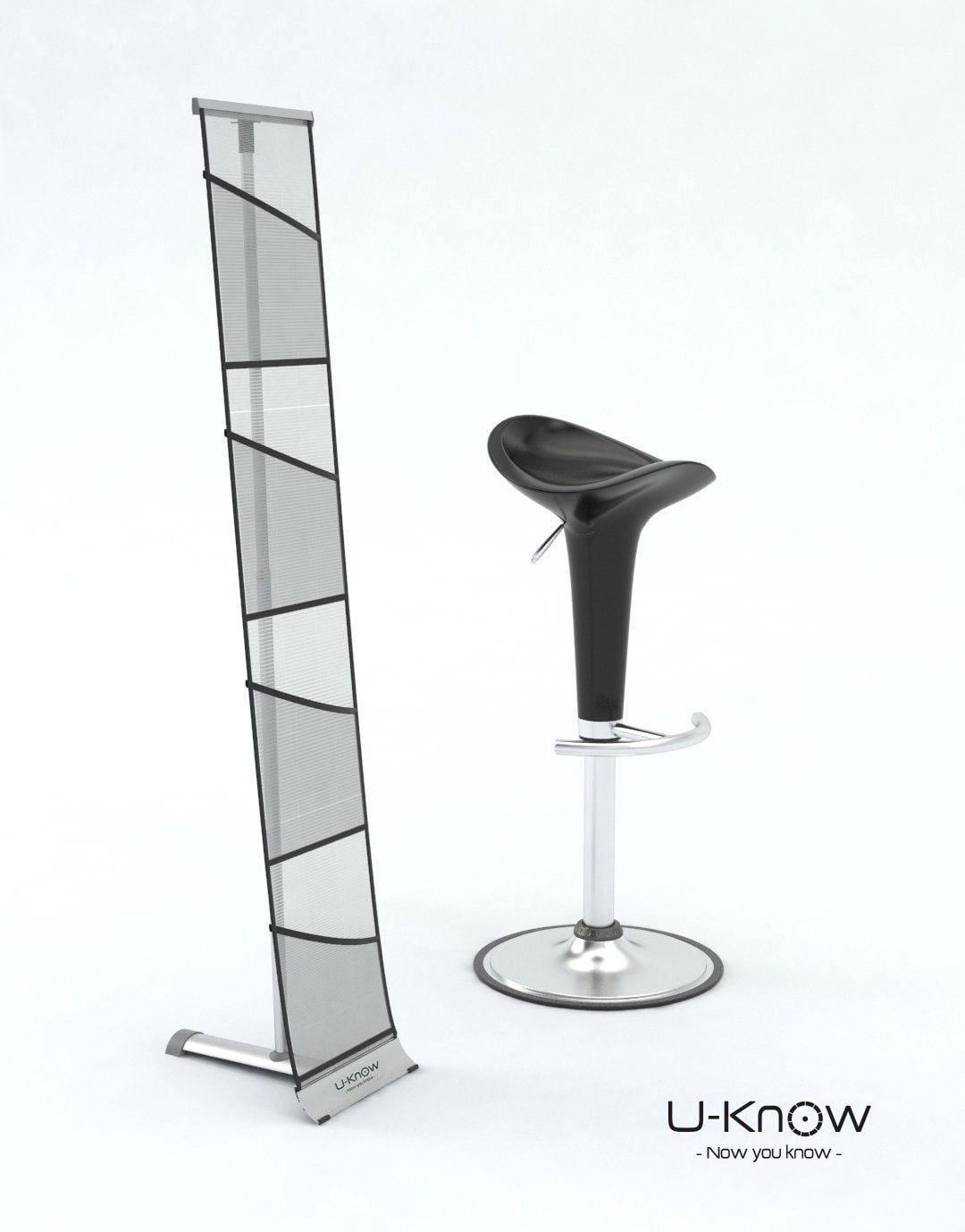 Présentoir porte-documents pliable Présentoir porte-documents pliable – vue 2