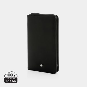 Portefeuille de voyage RFID Swiss Peak Heritage en rPU RCS
