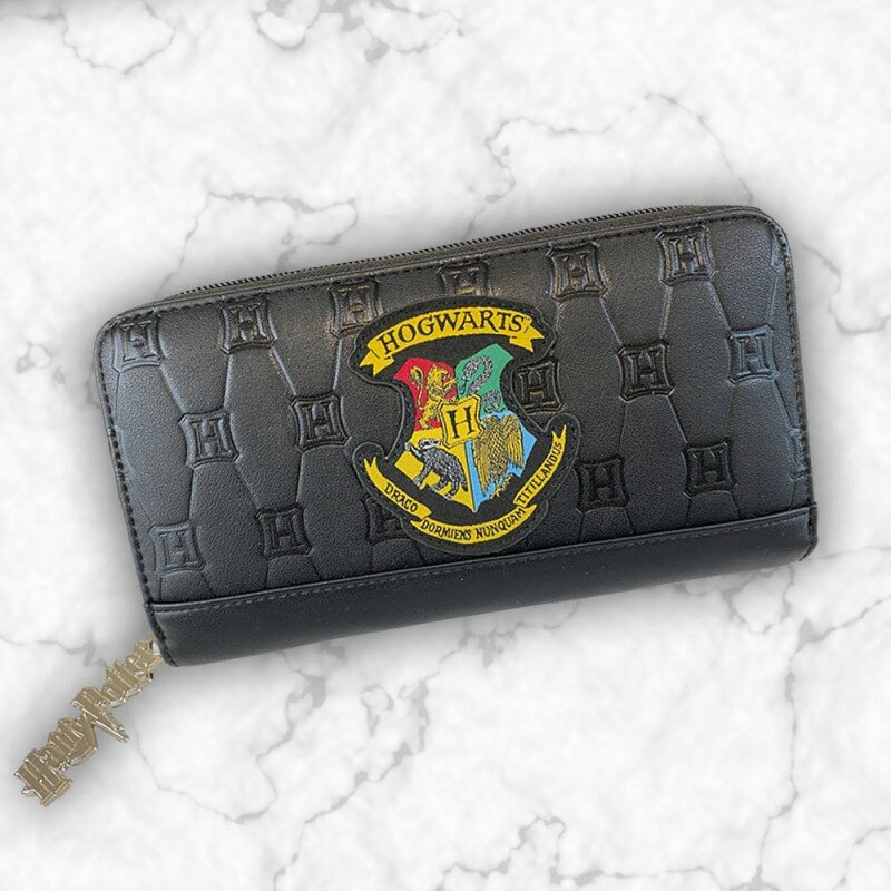 Portefeuille Harry Potter Blason Poudlard Matelassé Portefeuille Harry Potter Blason Poudlard Matelassé