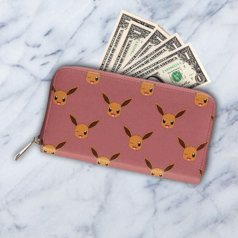 Portefeuille Pokemon Girly Évoli Portefeuille Pokemon Girly Évoli