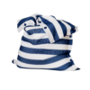 Pouf déhoussable à rayures Shelto SHSTRIPES
