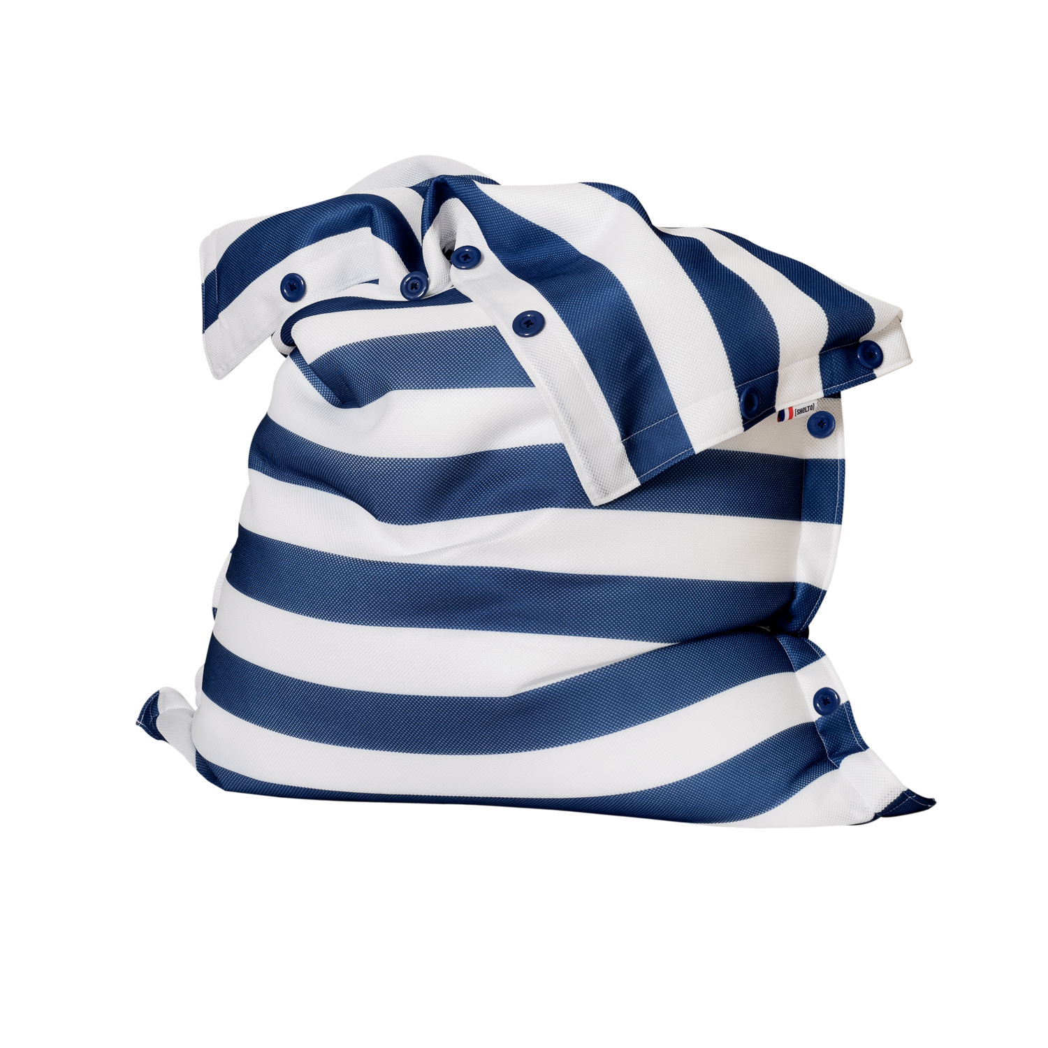 Pouf déhoussable à rayures Shelto SHSTRIPES Pouf déhoussable à rayures Shelto SHSTRIPES