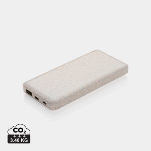 Powerbank en fibre de paille de blé 10.000 mAh