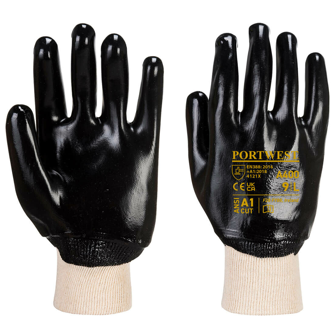 PVC Poignet Tricot Portwest A400 PVC Poignet Tricot Portwest A400