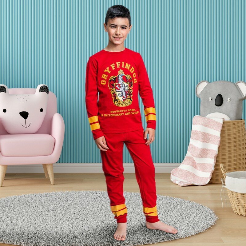 Pyjama Long Harry Potter Gryffondor - Lot de 8 Pyjama Long Harry Potter Gryffondor - Lot de 8