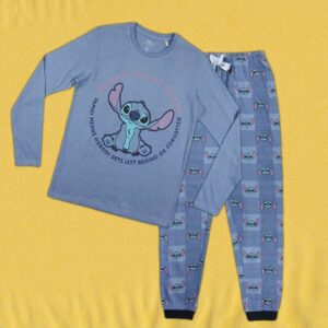 Pyjamas Longs Stitch Disney Adulte - Lot de 8