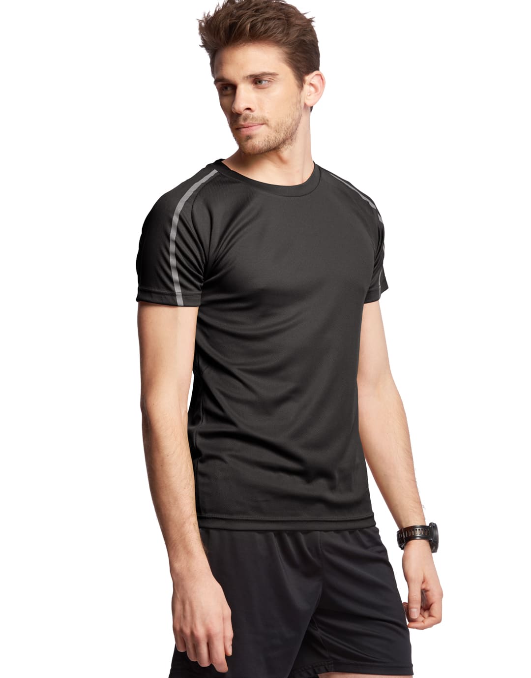 Tee-shirt homme à bandes réfléchissantes Rando Tee-shirt homme à bandes réfléchissantes Rando – vue 2