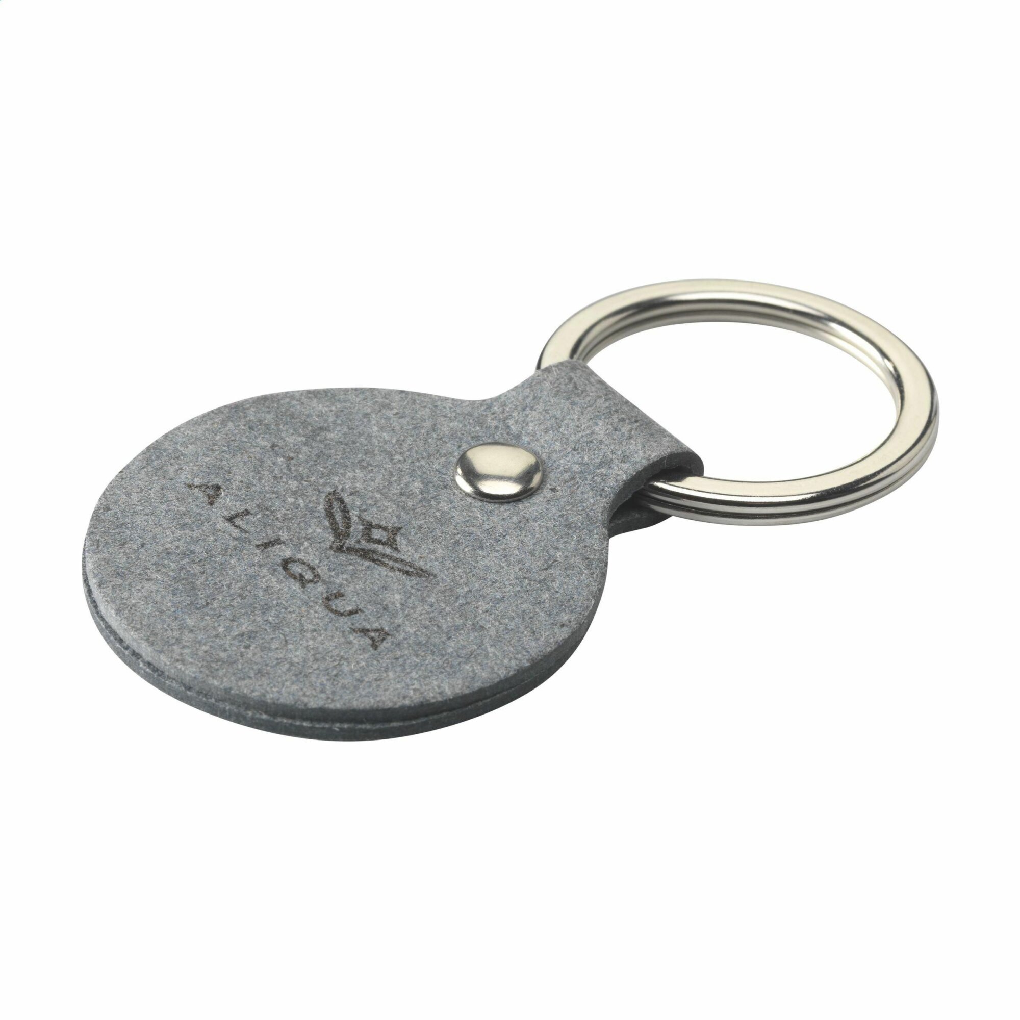 Recycled Denim Textile Keyring Round porte-clés Recycled Denim Textile Keyring Round porte-clés