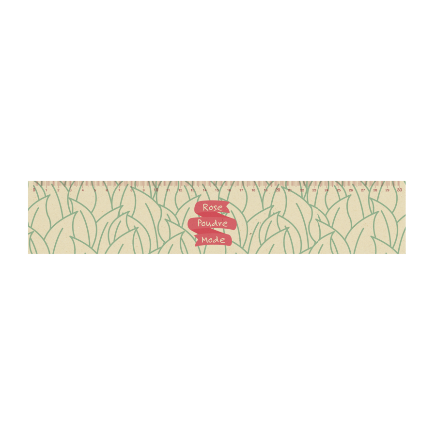 Regle 30 cm canne a sucre Regle 30 cm canne a sucre