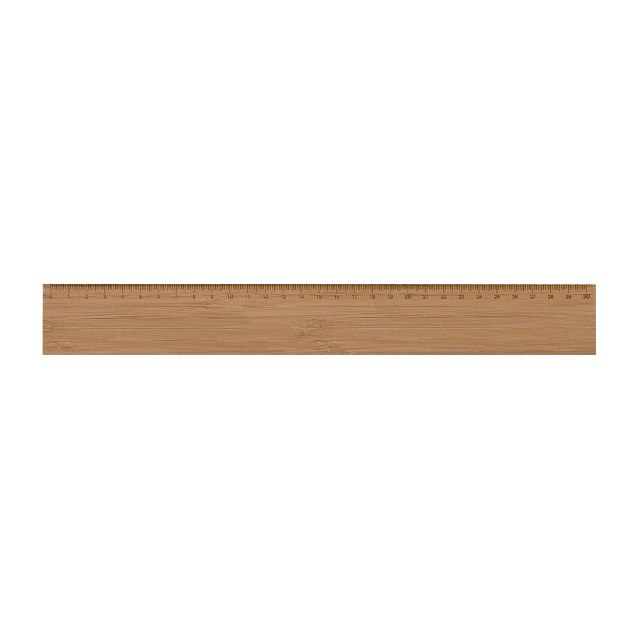 Regle bambou 30 cm a la forme Regle bambou 30 cm a la forme