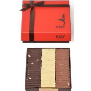 Réglette 200 g – 60 chocolats : assortiment de 2 ou 3 saveurs – Roy Paris