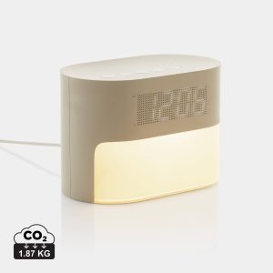 Réveil à bruit blanc en plastique recyclé RCS LumaRise