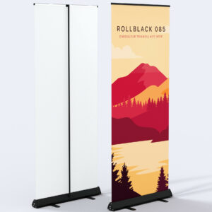 Roll-up aluminium noir