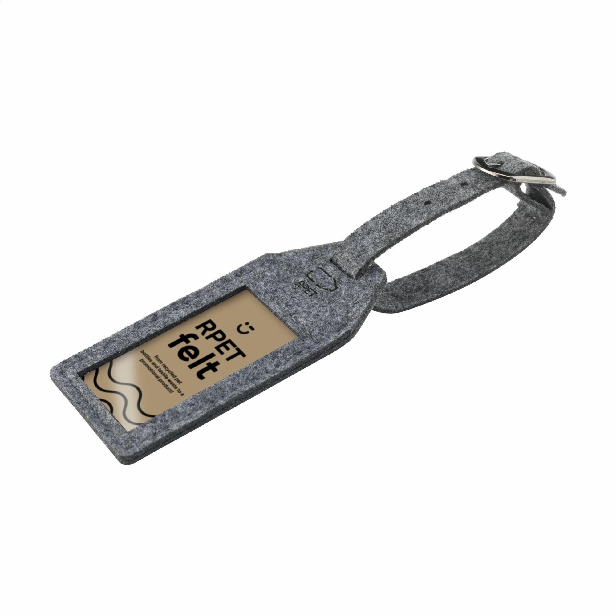 RPET Felt GRS Luggage Tag étiquette de bagage RPET Felt GRS Luggage Tag étiquette de bagage