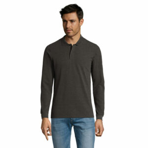 Polo piqué manches longues homme Sol&rsquo;s Perfect Lsl Men – vue 2